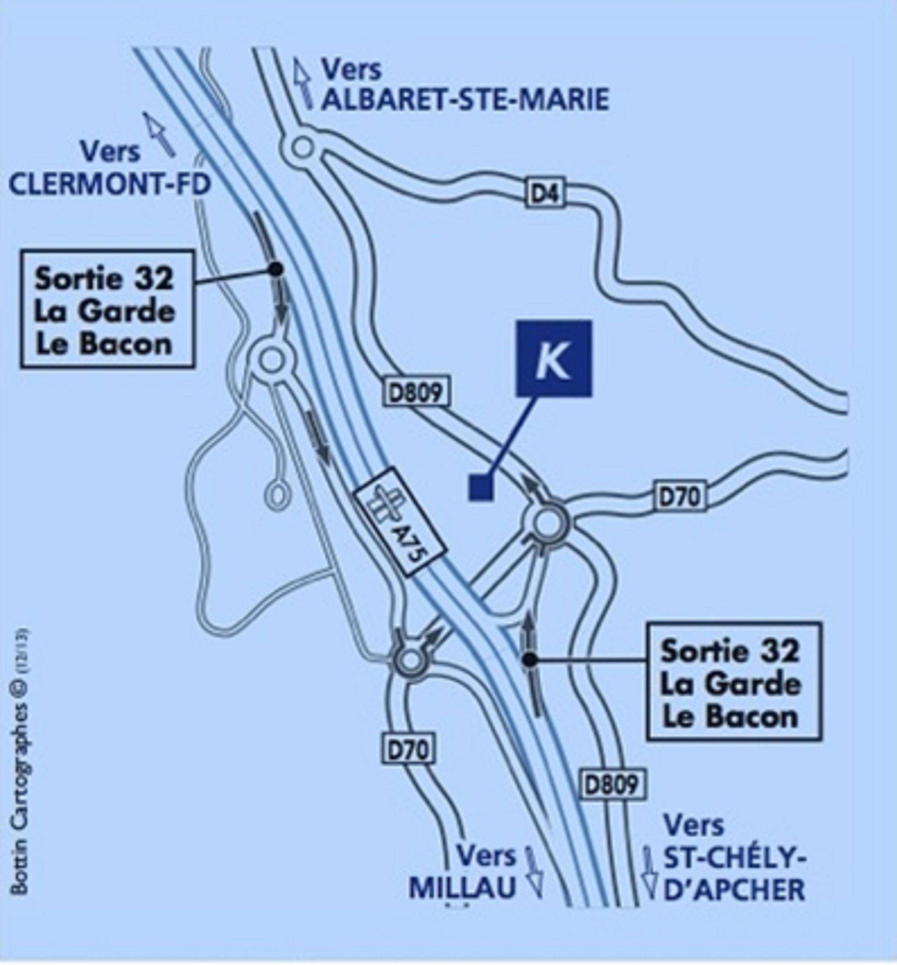 Kyriad Saint Chely D'Apcher - Aire De La Lozere Albaret-Sainte-Marie Eksteriør bilde